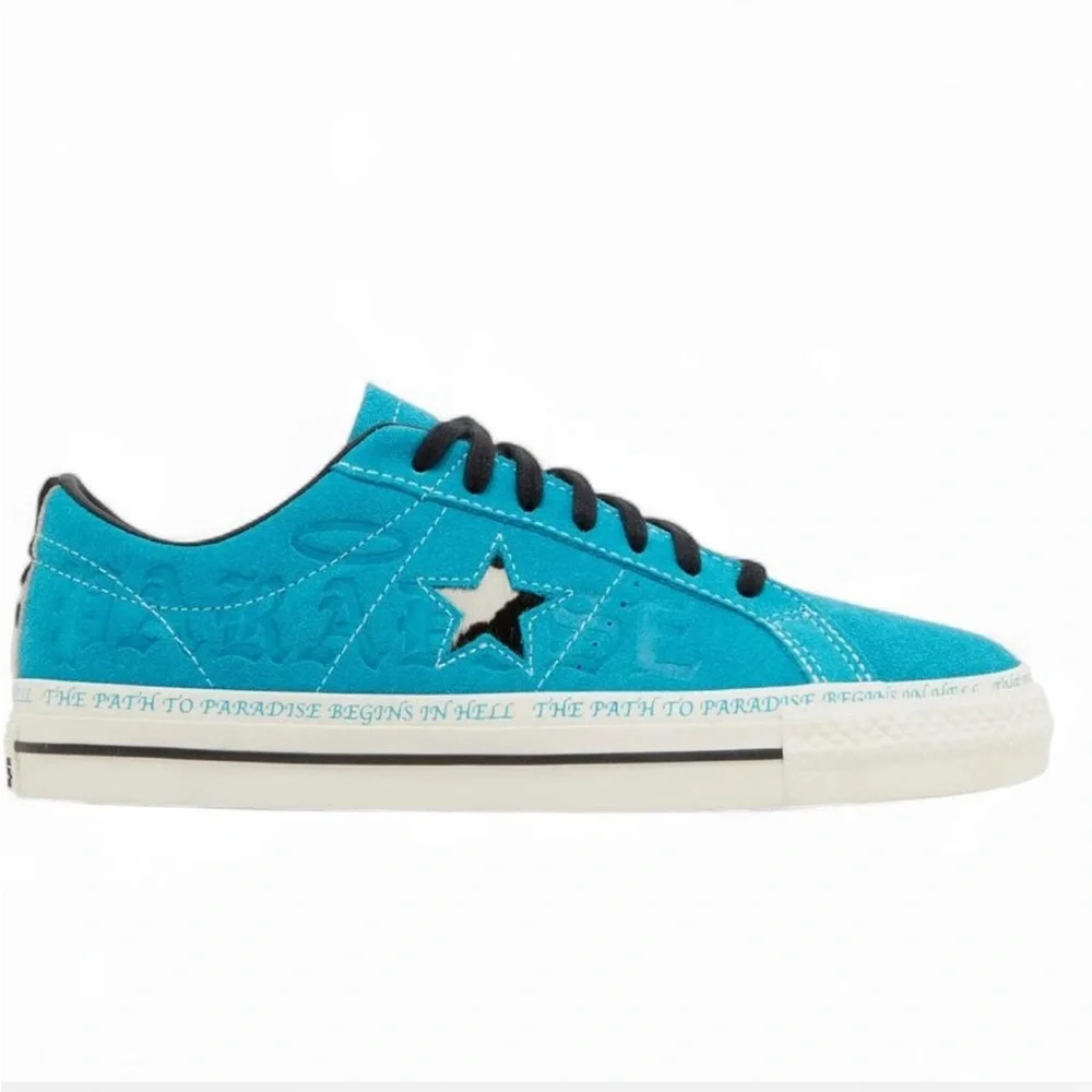 NWOT Unisex Converse Paradise Sean Pablo One Star Pro Ox Blue shoes. - Picture 2 of 8